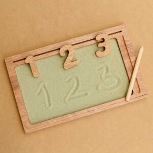 Wooden Sand Writing Tray